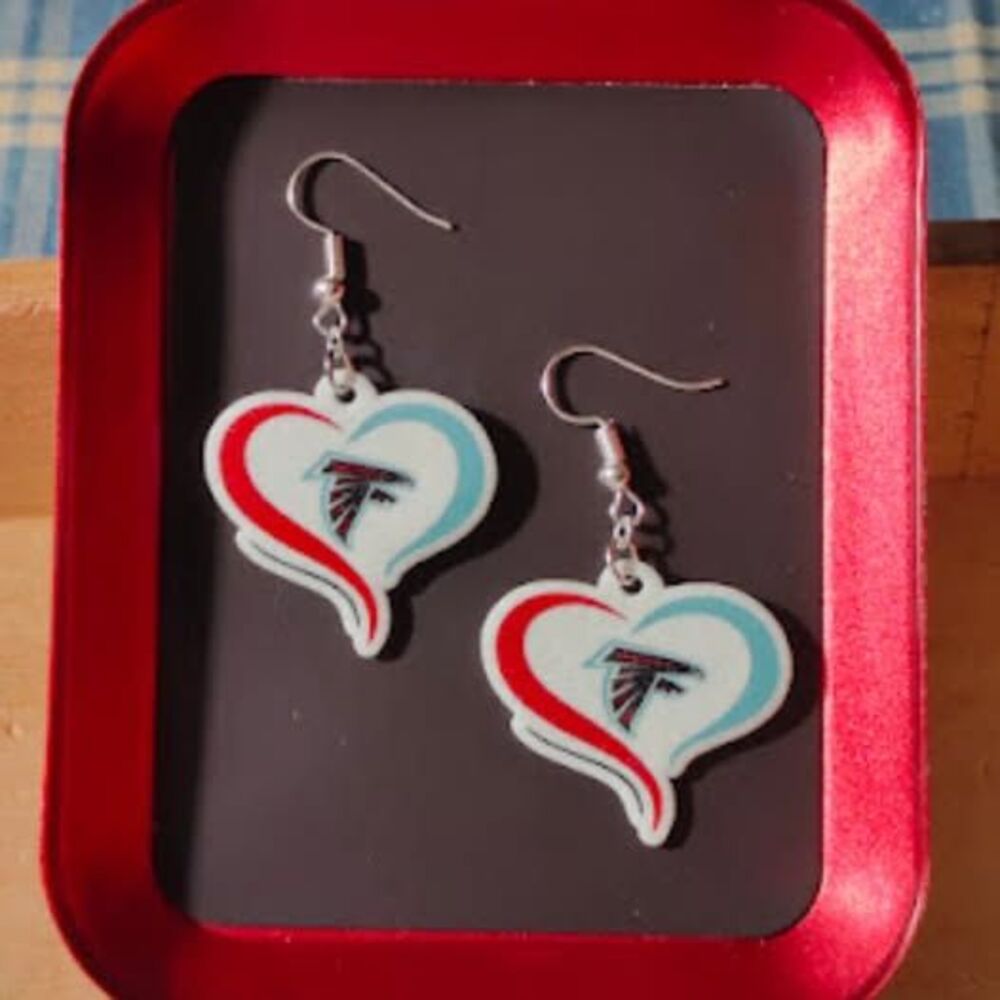 Atlanta Falcons Earrings or Charms